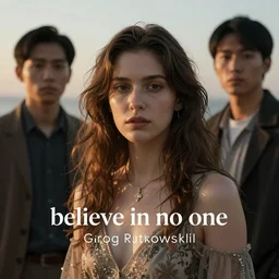 she said believe in no one, golden hour, mystical, smooth, sharp focus, fantasy, 85mm, DOF, art by Greg Rutkowski and Ruan Jia and Norman Rockwell