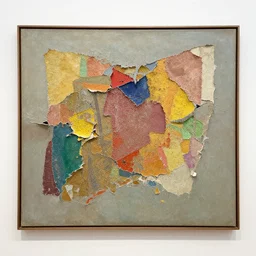 lucio fontana, canvas, ripped, colorful, texture, materic, realistic, exposition, museum