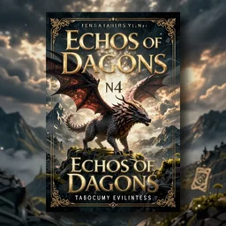 Fantasy book cover for Echos of Dragons n4