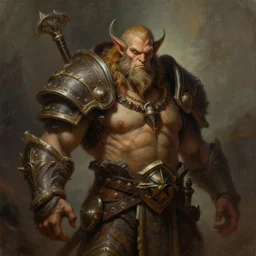 a detailed portrait painting of a fantasy acorn man monster, dungeons and dragons character art, warcraft art, in the style of tim hildebrandt
