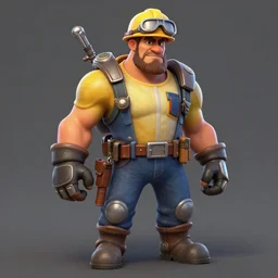 beautiful highly detailed realistic character portrait team fortress 2 engineer, detailed character art master portrait by ismail inceoglu, trending on artstation