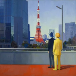 tokyo by edward hopper and moebius