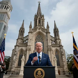 church of satan mothership, commanded by joe biden