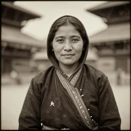 vintage photo of a nepalese woman by edward s curtis, photo journalism, photography, cinematic, national geographic photoshoot