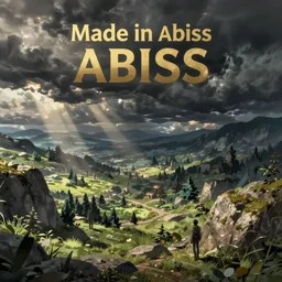Made in Abyss scenery, digital art, detailed, wallpaper
