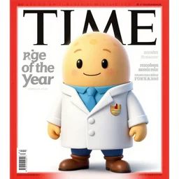 doctor eggman as person of the year on the cover of time magazine. doctor robotnic as person of the year on the cover of time magazine