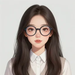 a portrait of a beautiful willa holland nerd wearing glasses, art by lois van baarle and loish and ross tran and rossdraws and sam yang and samdoesarts and artgerm, digital art, highly detailed, intricate, sharp focus, trending on artstation hq, deviantart, unreal engine 5, 4 k uhd image