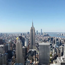 panorama view of the city, 360*