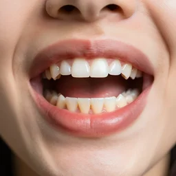 mouth full of broken teeth
