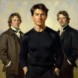 tom cruise, painting by gaston bussiere, craig mullins, j. c. leyendecker, yoji shinkawa