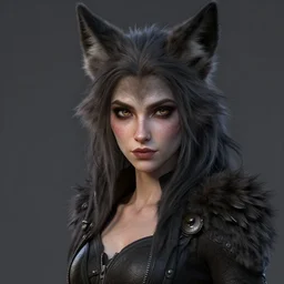 cute handsome female werewolf from van helsing unreal engine hyperreallistic render 8k character concept art masterpiece