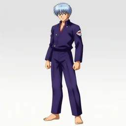 anime art full body portrait character concept art, anime key visual of shinji ikari, finely detailed perfect face delicate features directed gaze, trending on pixiv fanbox, evangelion, extremely high quality artwork