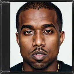 kanye west album with his face, discogs, detailed, hd