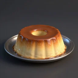 Flan, science fiction matte painting, highly detailed, Thomas Kincaid