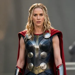 emily blunt as thor in marvel movie