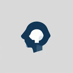 logo art design for research lab, psychology, mind wandering, minimalism, vector art, brand mark, logo concept design, geometric, flat, limited palette, dribbble, tatsuro kiuchi