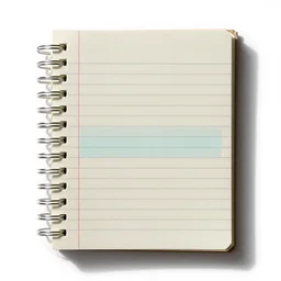 pastel planner with tabs, high detail macro photography, isolated on a pure white background, centered, entire object in frame, sharp focus, soft studio lighting