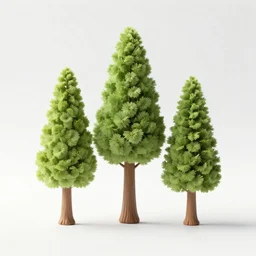 miniature sculpted trees