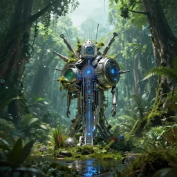 technology of disruptive creation sci cyberpunk nature! photography possibility
