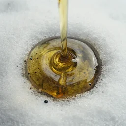 oil and snow, liquid, macro, toned, cinematic, post - processing, organic