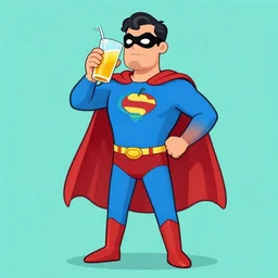 Cider-Man, the superhero who really likes apple juice