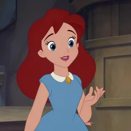 Emilia Clark by Don bluth animation