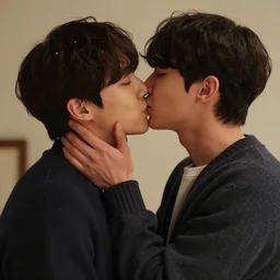 moon jae - in kissing kim jeong - un