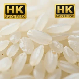 stunning closeup macro photography of a grain of rice, trending, award winning, 4 k
