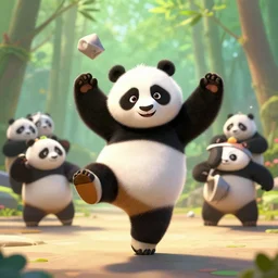 dancing panda - s 1 6 2 2 6 9 2 1 7 7