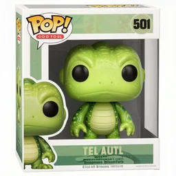 anthropomorphic lizard funko pop, photorealistic, highly detailed