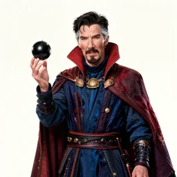 Doctor Strange Holding a Mini Black Hole by Mandy Jurgens
