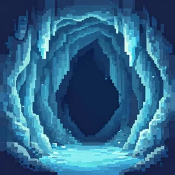 ice cavern pixel art