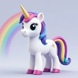 apocalíptic unicorn, rainbow, 4k