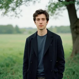 a portrait of a character in a scenic environment by Antoine d’Agata
