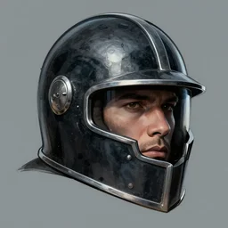 portrait of raven themed helmet. concept art contest winner by frank quitely ( 2 0 0 7 ).