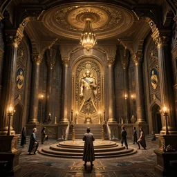 screenshot from a fantasy dungeon movie, intricate, elegant, highly detailed, rendered in the unreal engine, greg manchess, mucha, liepke, ruan jia, jeffrey catherine jones, ridley scott