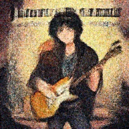 love peace and rock'n'roll, trending on deviantart