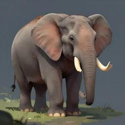 🐘, Greg rutkowski, Trending artstation, cinematográfica, digital Art