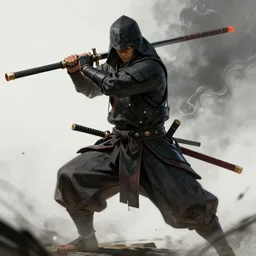 a shogun assassin, ultra realistic, hyper detailed, cinematic, action pose, digital art, trending on artstation,