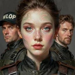 portrait of ranger, WLOP, James Jean, tom bagshaw, rococo, trending on artstation, glossy eyes, face, fantasy, intricate, elegant, highly detailed, digital painting, concept art, smooth, sharp focus, illustration, cinematic lighting, hyper realism, octane render, 8k, hyper detailed.