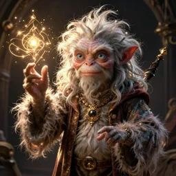 Gollum wizard, harry potter style, magic, spells