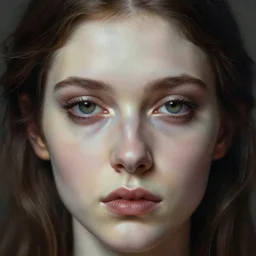close up portrait, goddess of death, by anne stokes, photorealism, highly detailed