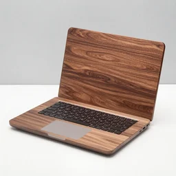 a wood masterpiece laptop