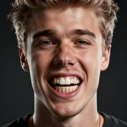 hyperrealistic dslr film still of justin bieber, hyper - exaggerated bucked teeth, stunning 8 k octane comprehensive 3 d render, inspired by istvan sandorfi & greg rutkowski & unreal engine, perfect symmetry, dim volumetric cinematic lighting, extremely hyper - detailed, incredibly real lifelike attributes & flesh texture, intricate, masterpiece, artstation, stunning