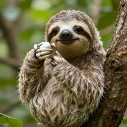 the dabbing sloth! new sensation!