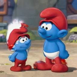 live action smurfs