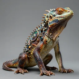 beautiful lizard humanoid creature fantasy character portrait, interesting skin coloring,, ultra realistic, wide angle, intricate details, the fifth element artifacts, highly detailed by peter mohrbacher, hajime sorayama, wayne barlowe, boris vallejo, aaron horkey, gaston bussiere, craig mullins