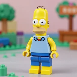 homer simpson as lego