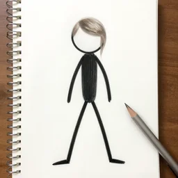 taylor swift drawn as a stick figure