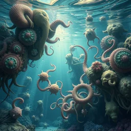 creatures infusion digitaltransformation images underwater landscapephotography parfait luscious contemporaryart kaur fractal submerged [... ] natgeo fractal apocalyptic illustration groundwater venetian